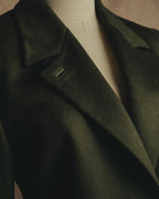 "LOEWE" 80's-00's Tailored single-breasted cashmere coat