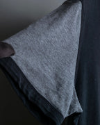 "DOLCE & GABBANA" Black and grey bicolor short sleeve T-shirt