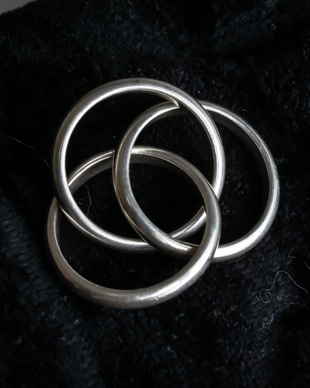 "Tiffany&Co" Trinity design silver ring