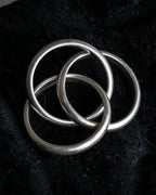 "Tiffany&Co" Trinity design silver ring