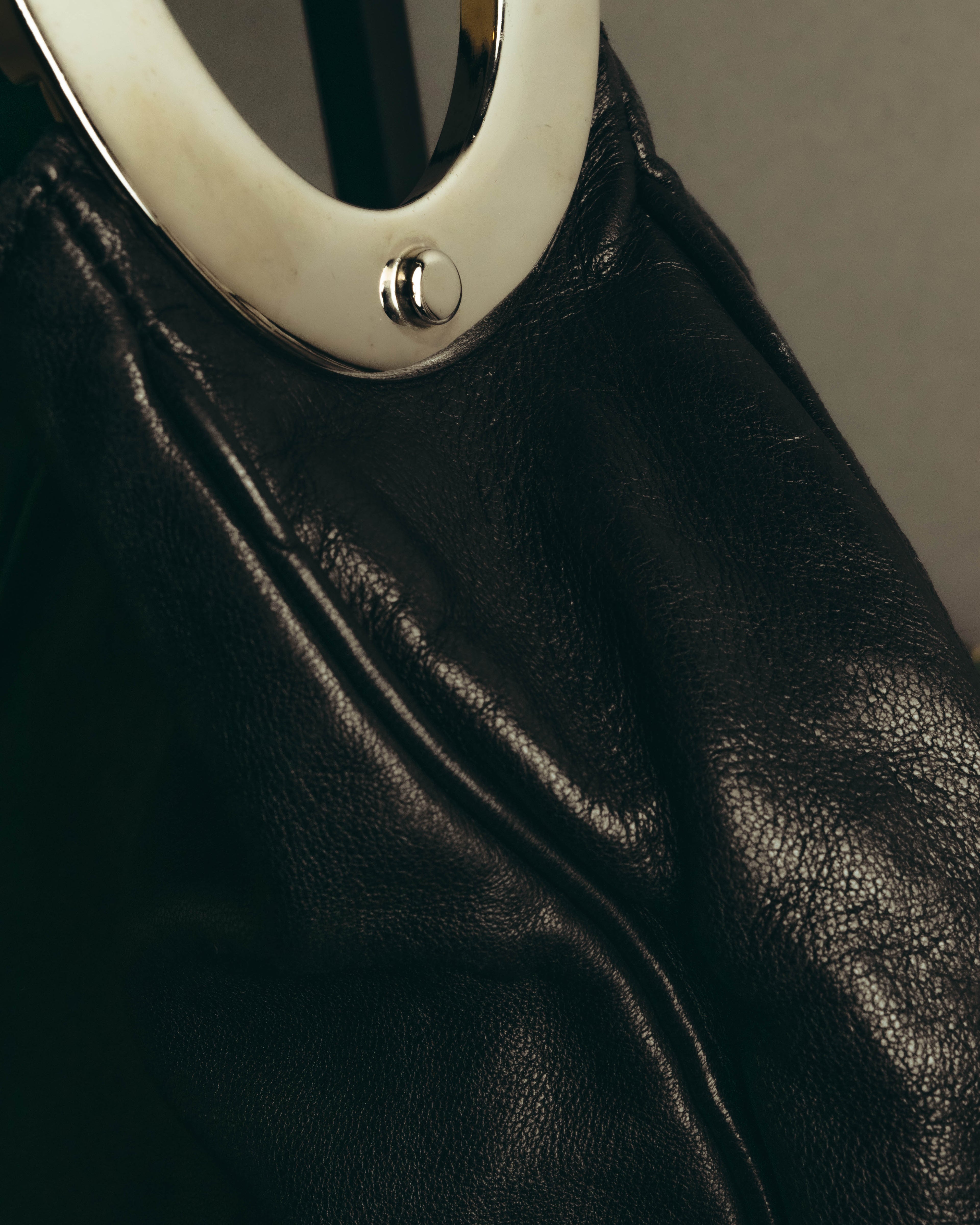 "Sergio Rossi" 00's-10's Soft leather hobo shoulder bag