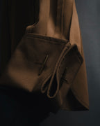 "SAINT LAURENT" 2021AW silk crepe de chine french-cuff shirt