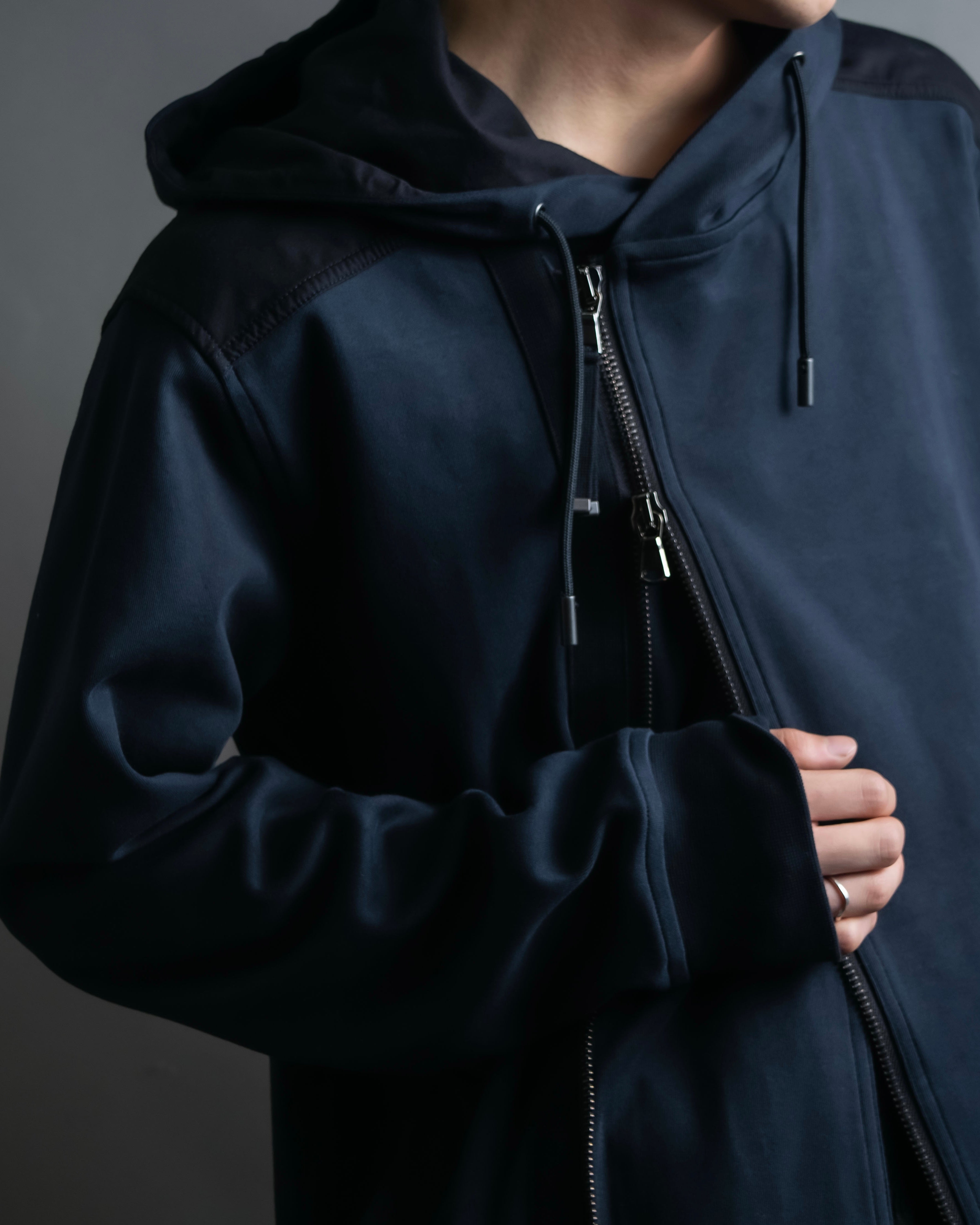 "DIESEL BLACK GOLD" Oversized multi-functional design hoodie