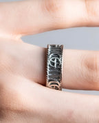 "GUCCI" GG marmont silver 925 ring