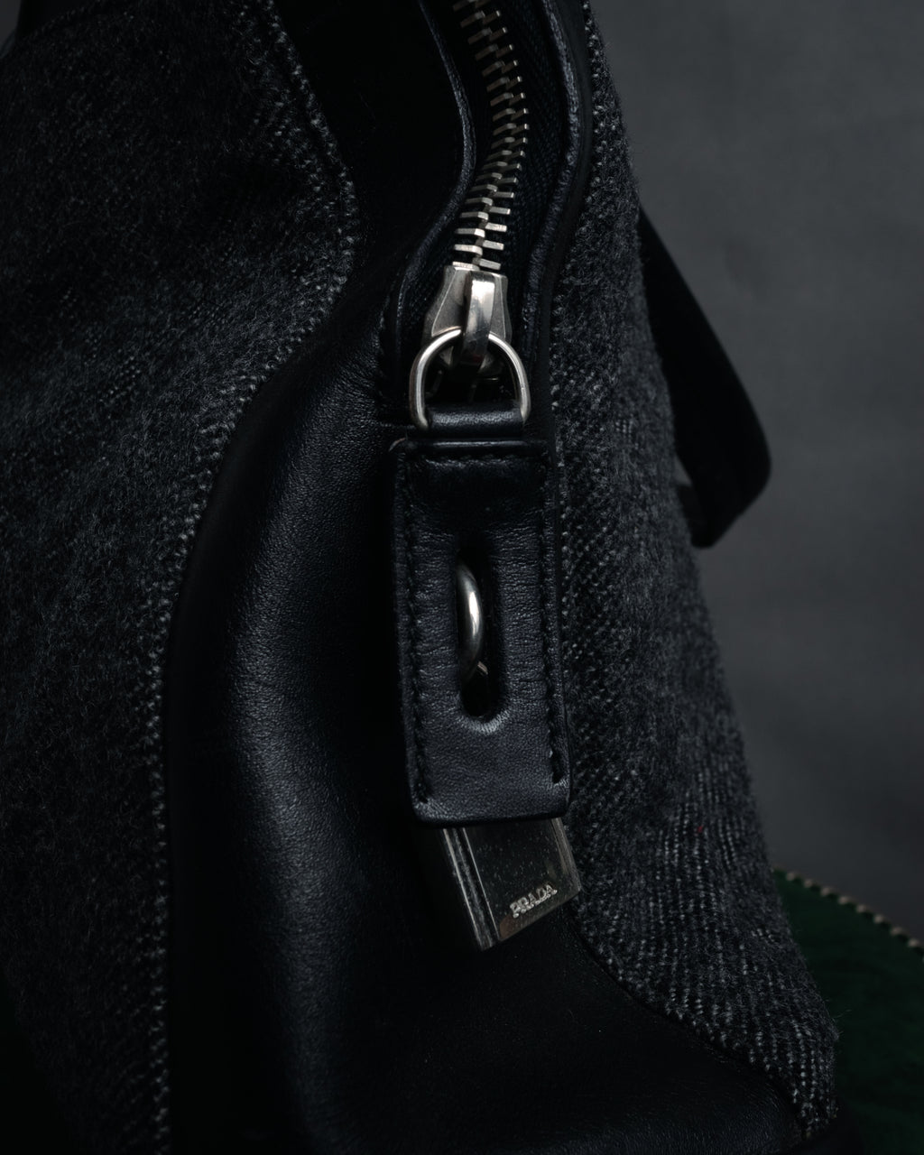 “PRADA” 1998-2003 Felt and gomma duffle bag
