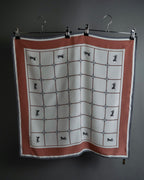 "CELINE" Horse-drawn carriage design silk scarf