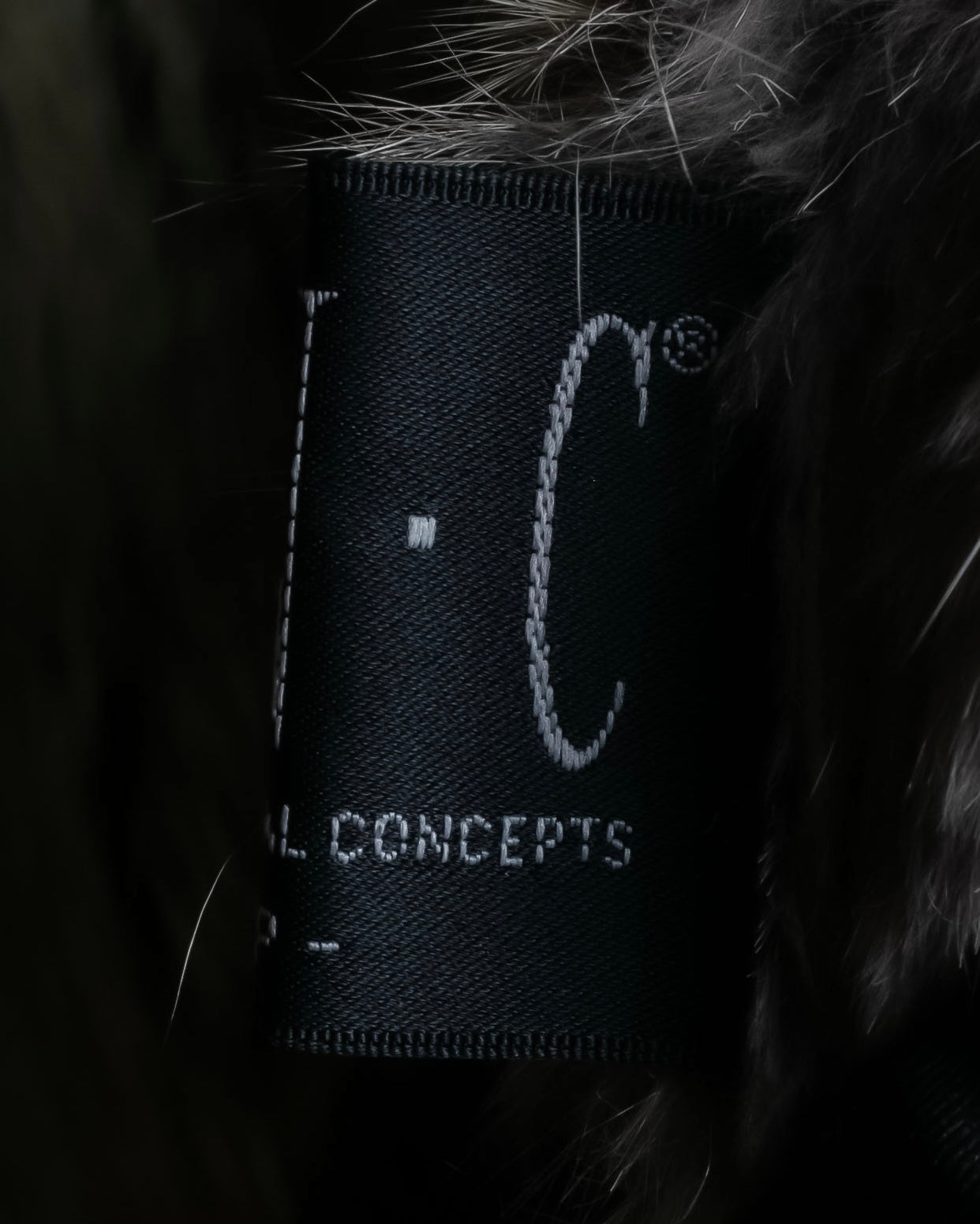 Fur switching design suede long coat