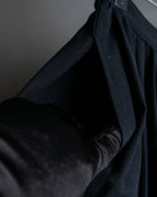 "tricot COMME des GARCONS"  Lace design at hem flare skirt