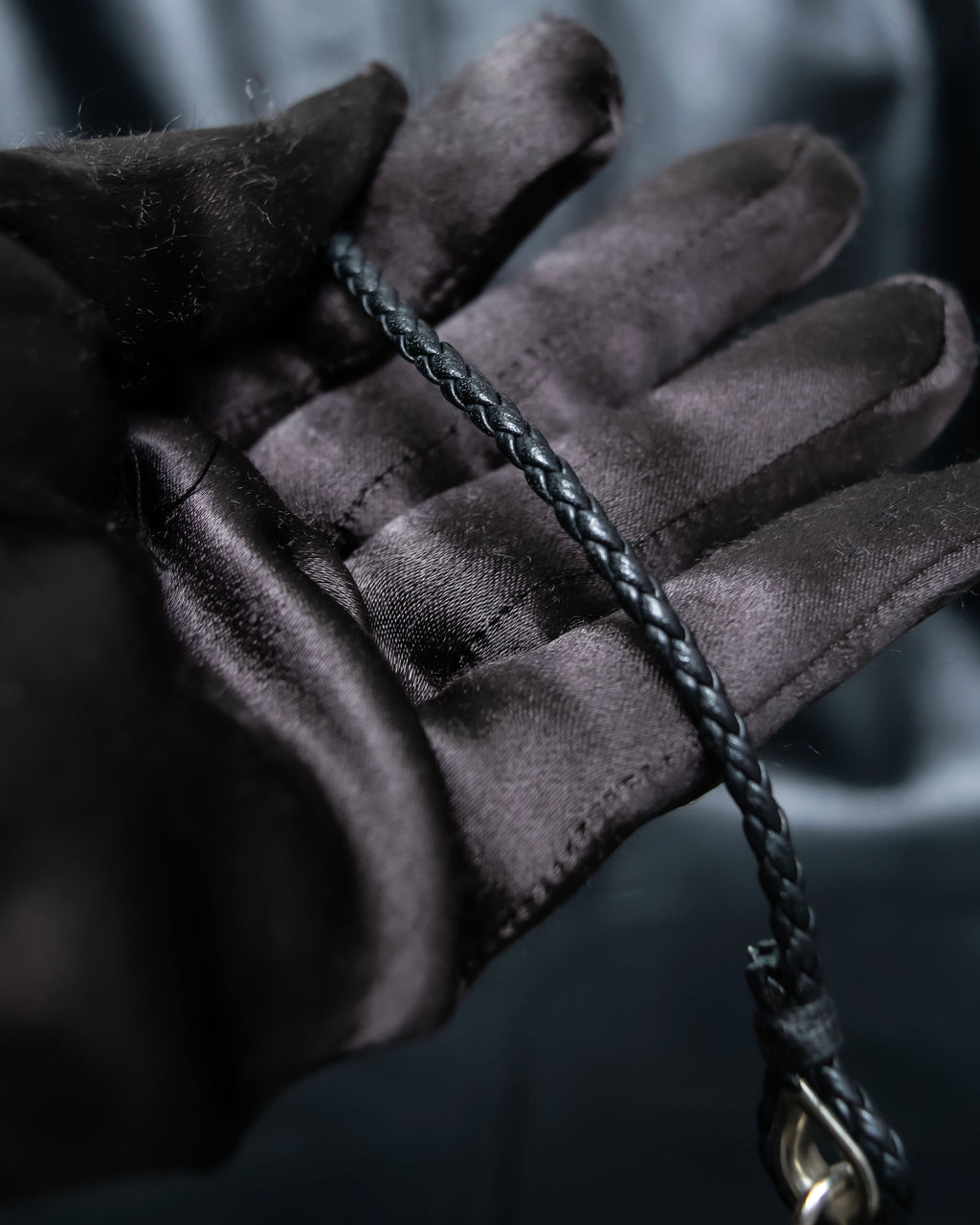 “Dolce&amp;Gabbana” Yellow crystal cross chain necklace