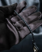 “Dolce&amp;Gabbana” Yellow crystal cross chain necklace