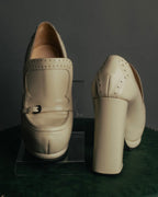 “Bottega Veneta” 2010’s Brogue platform heel loafers