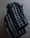 "HERMES" H pattern monotone color long stole
