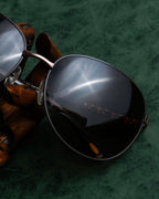 "LOEWE" Temple chain detail teardrop frame sunglasses
