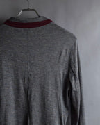 "Vivienne Westwood MAN" Bordeaux piping design draped tailored jacket