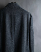 "MIHARA YASUHIRO" Hidden zip detail tailored jacket