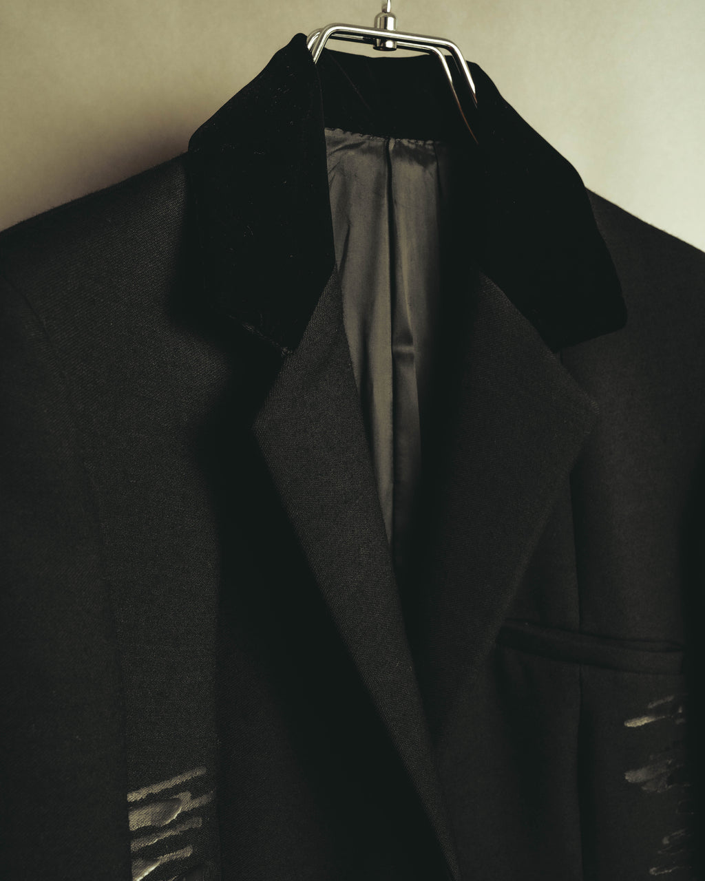 "Bottega Veneta" 90's-00's Sculptural tailored long coat