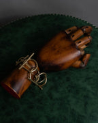 "Salvatore Ferragamo" Gancini motif layered gold bracelet