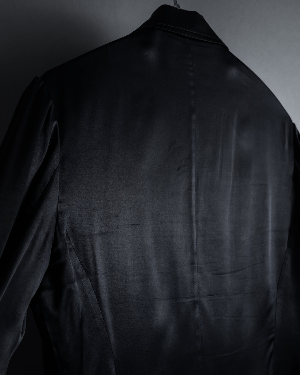 "Yohji Yamamoto +NOIR" 2005SS Rayon draping tailored jacket