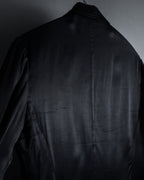 "Yohji Yamamoto +NOIR" 2005SS Rayon draping tailored jacket