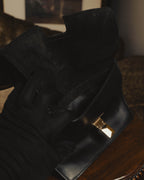“Max Mara” Late 90’s-early 00’s exotic leather flap chain bag