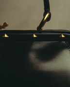 -SPECIAL- “GUCCI” 2012-2016 crossover-era crest studded doctor bag
