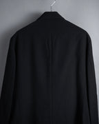 "ISSEY MIYAKE" 00AW Simple detail wool tailored jacket