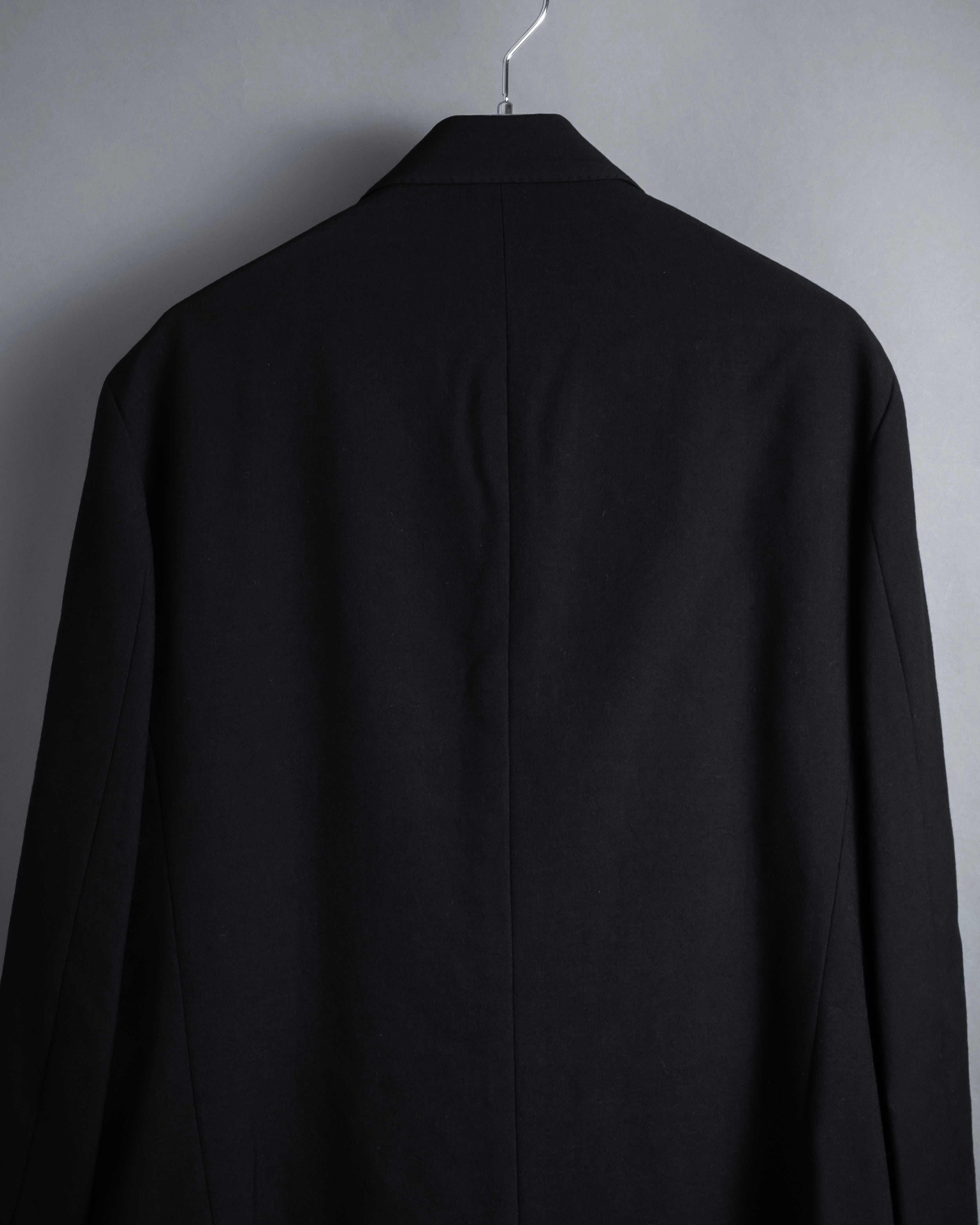 "ISSEY MIYAKE" 00AW Simple detail wool tailored jacket