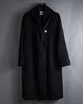 "Max Mara" 90''s-00's Actress collar design long coat