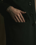 “Christian Dior” 90’s pinstriped four-button long tailored jacket