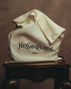 "Yves Saint Laurent" 70's-80's Cognac leather top handle bag
