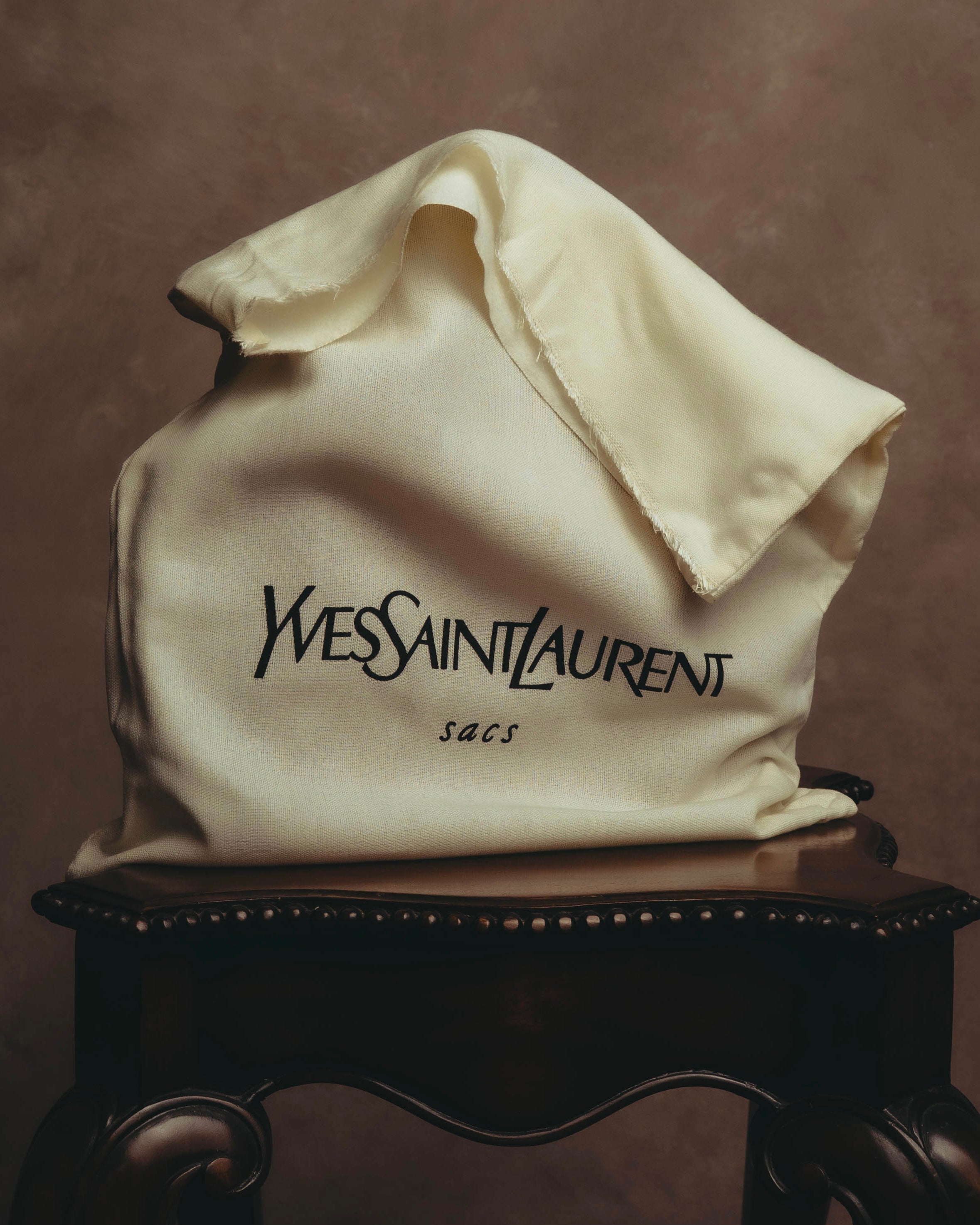 "Yves Saint Laurent" 70's-80's Cognac leather top handle bag