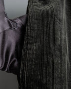 "HERMES" Faded corduroy tapered pants