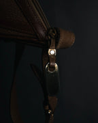 –SPECIAL– "GUCCI" 70’s pigskin horsebit piston hobo bag