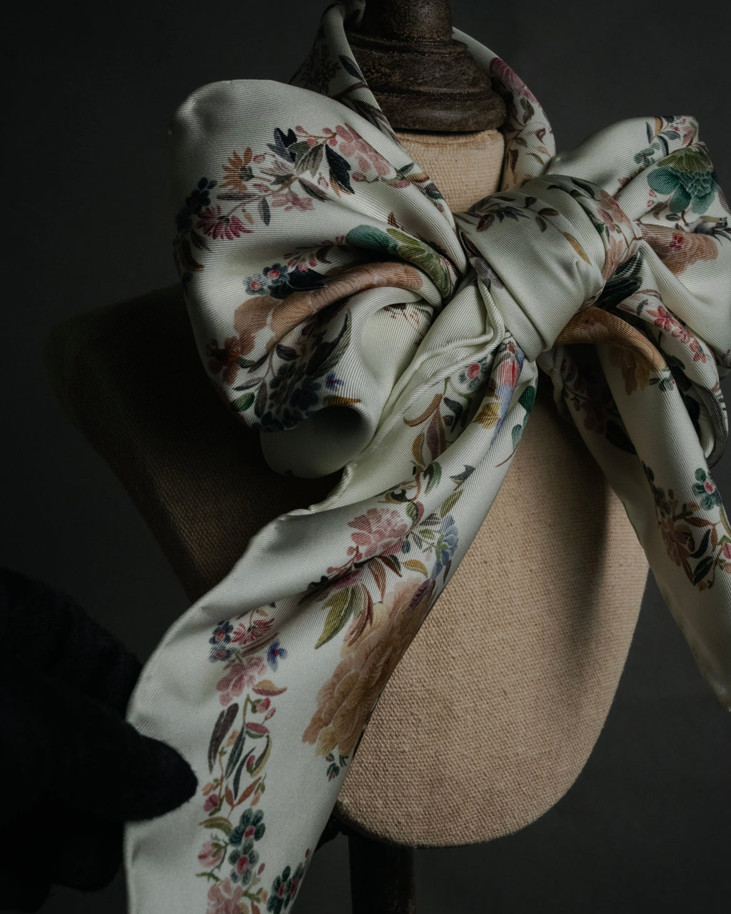 “Christian Dior” 2018– Botanical chinoiserie silk scarf