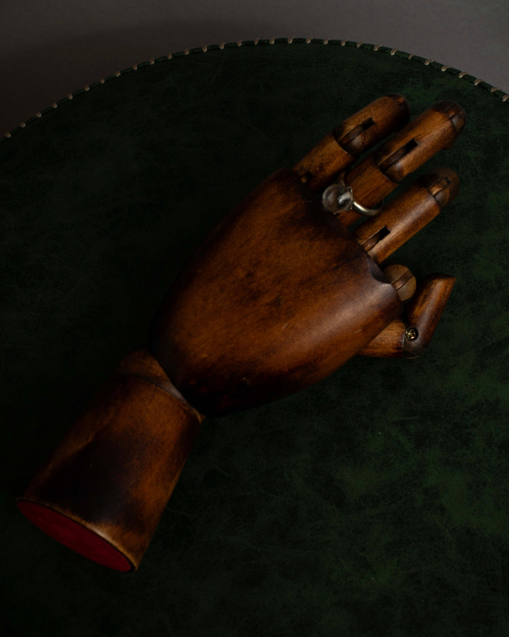 "KENZO" Transparent spherical top design silver 925 ring