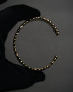 “GUCCI” 2010’s organic relief cuff bracelet