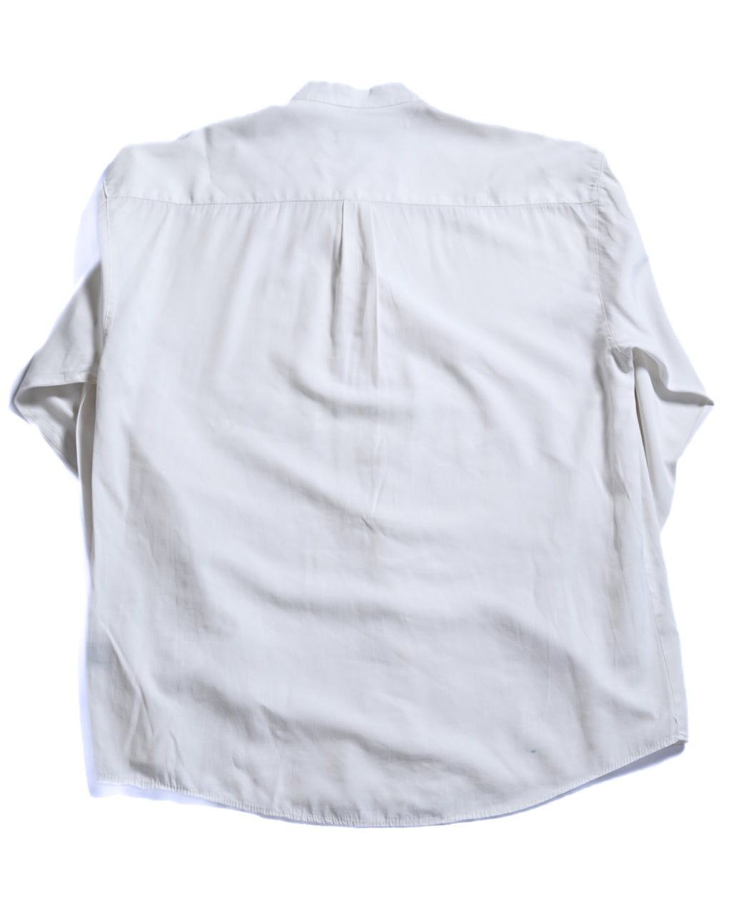 VINTAGE/ Band Collar Oversized Drape Shirt