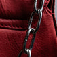 "MAISON MARGIELA 2001SS" Horizontal design silver chain handle leather bag