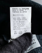 "COMME des GARCONS HOMME DEUX" Box silhouette heather grey tailored jacket