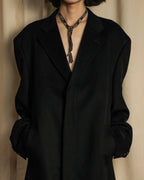 "BELLUMORE／ANTONIO FUSCO"
Fly front 100% cashmere chester coat