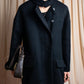 "Chloe" 2way stand collar mid length coat