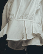 -SPECIAL- “YVES SAINT LAURENT” 70’s-90’s Ruffled high-neck blouse