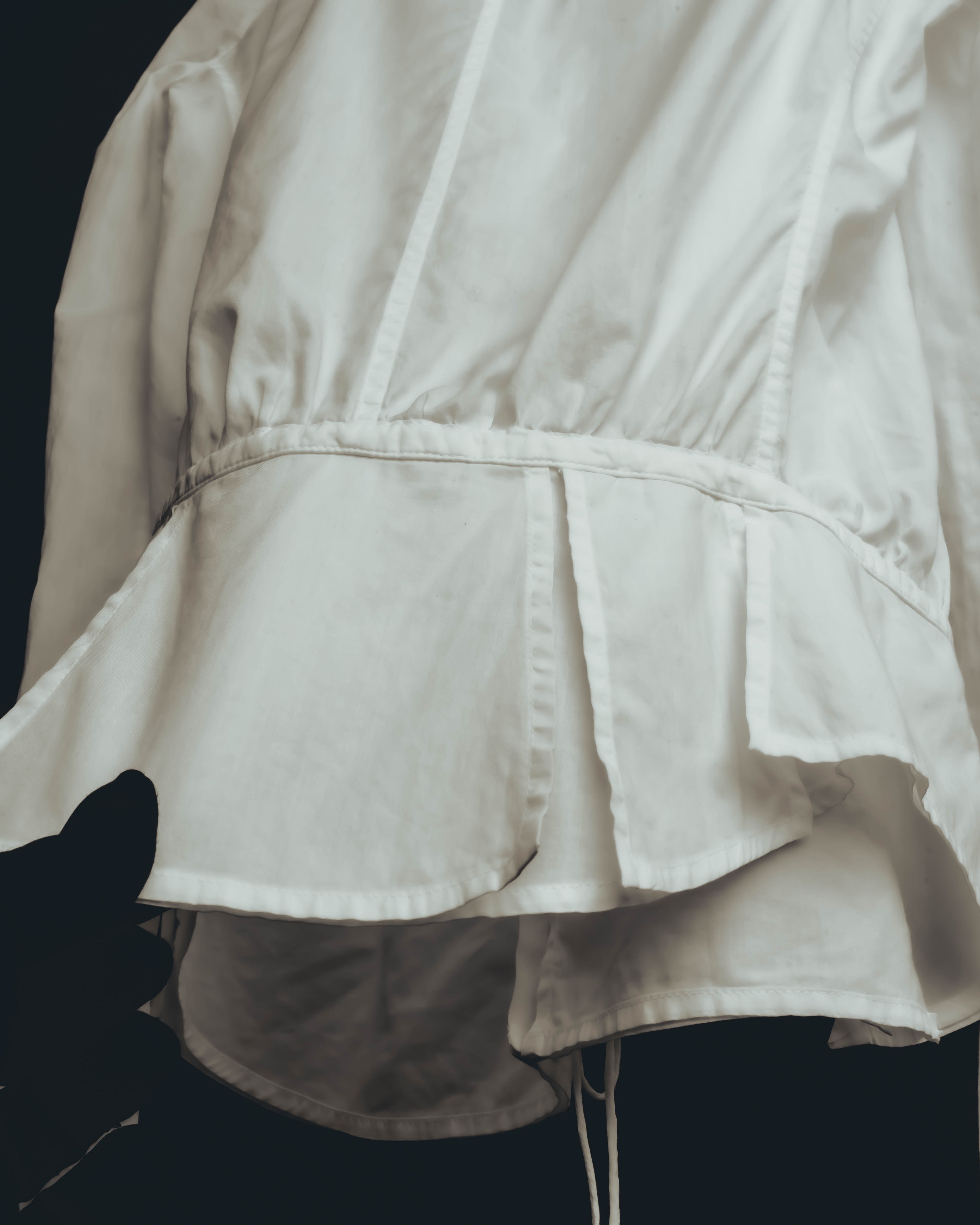 -SPECIAL- “YVES SAINT LAURENT” 70’s-90’s Ruffled high-neck blouse