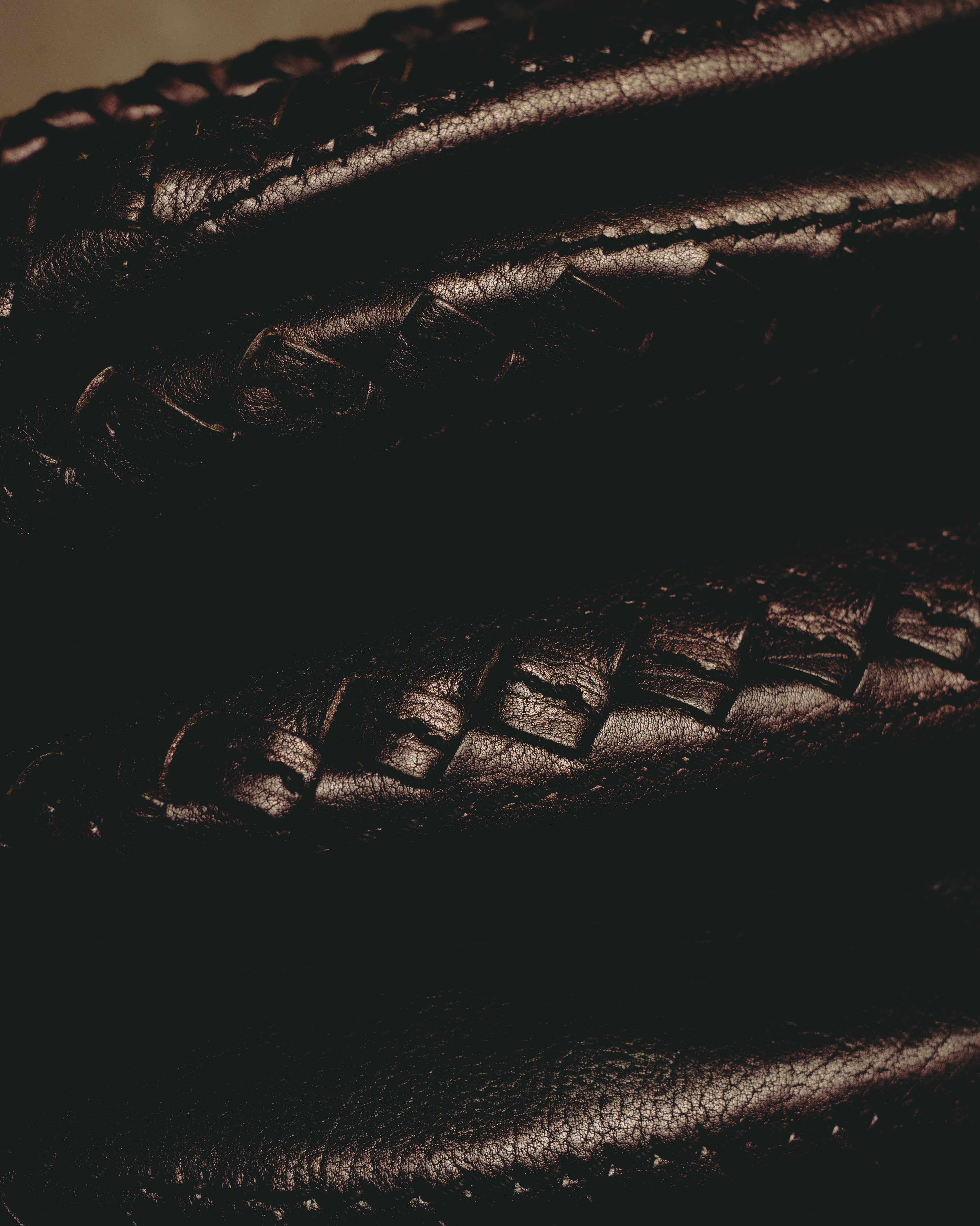 “BOTTEGA VENETA” 10’s Iridescent calfskin intrecciato trim crossbody bag