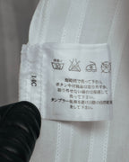 -SPECIAL- “CHANEL” 08 Cruise Collection Sheer cotton stand collar shirt
