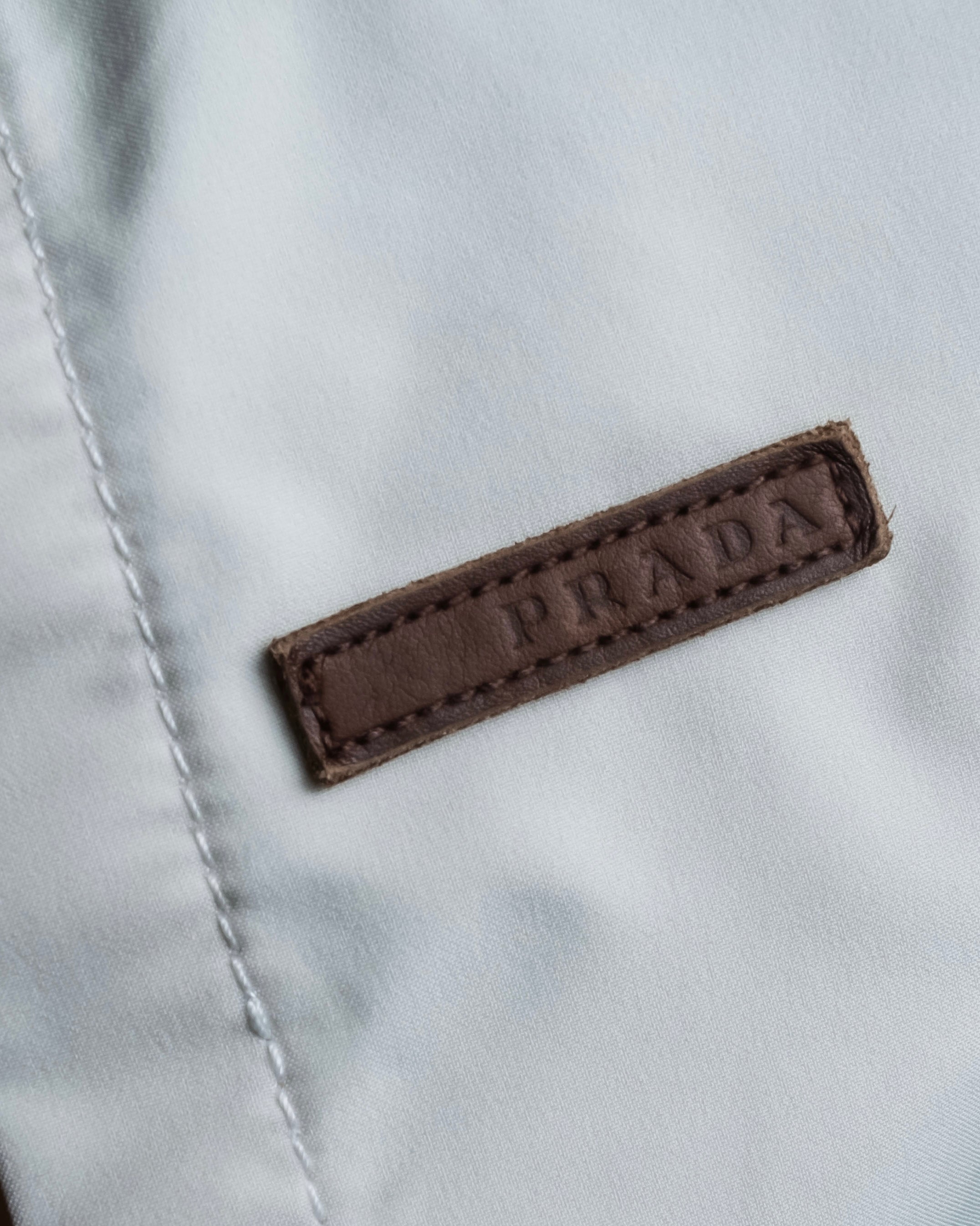 "PRADA SPORT" Double zipper hooded jacket