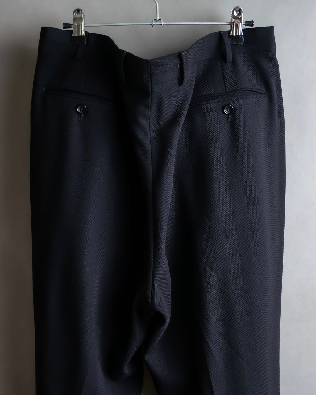 "ARMANI COLLEZIONI" Herringbone weave classical detail set up