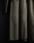 "LOUIS VUITTON" 00's Marc Jacobs period double-breasted suede coat