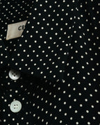"CELINE" 2010's-2020's Polka dot viscose long sleeve shirt