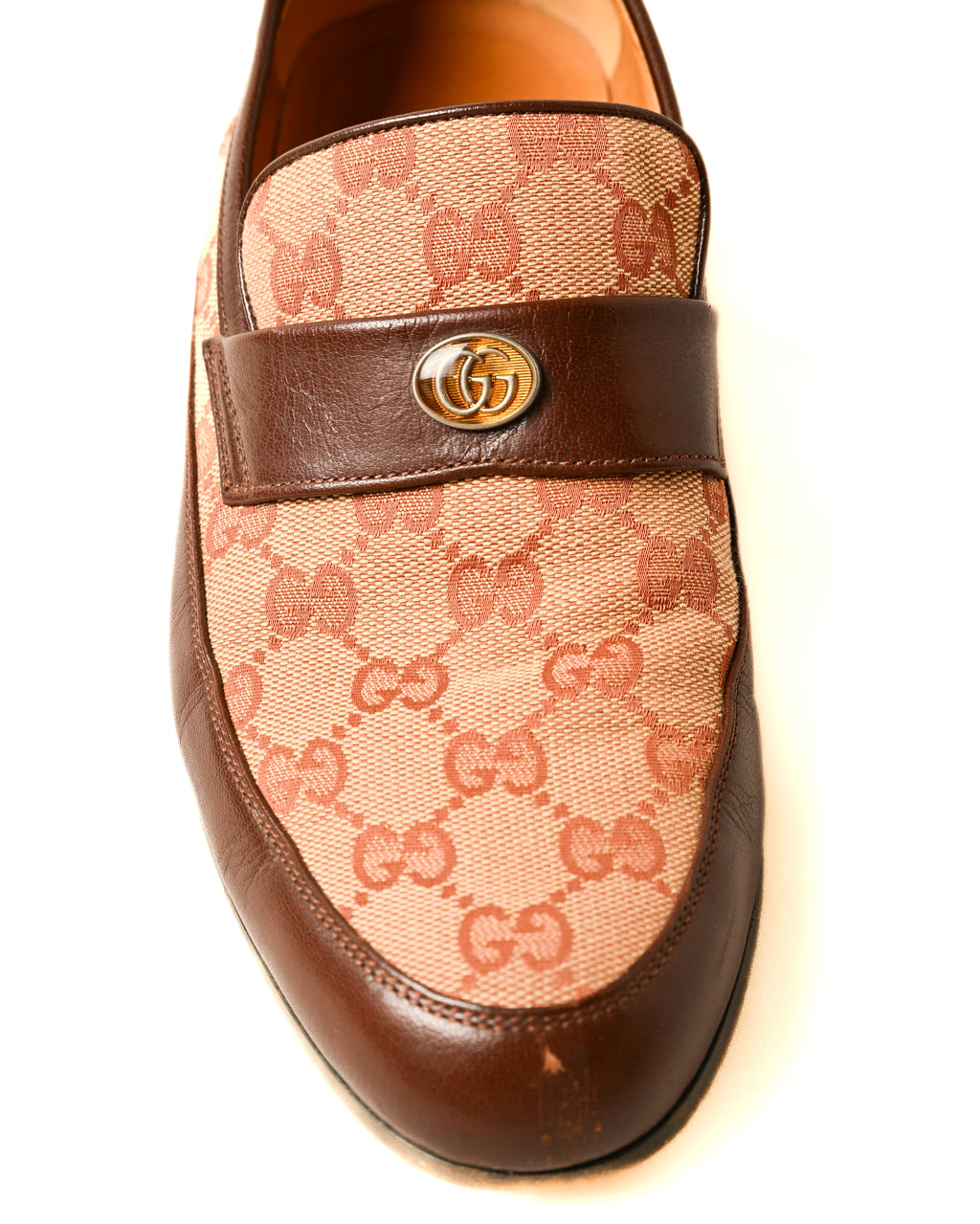 GUCCI/ GG Canvas Heal Loafer